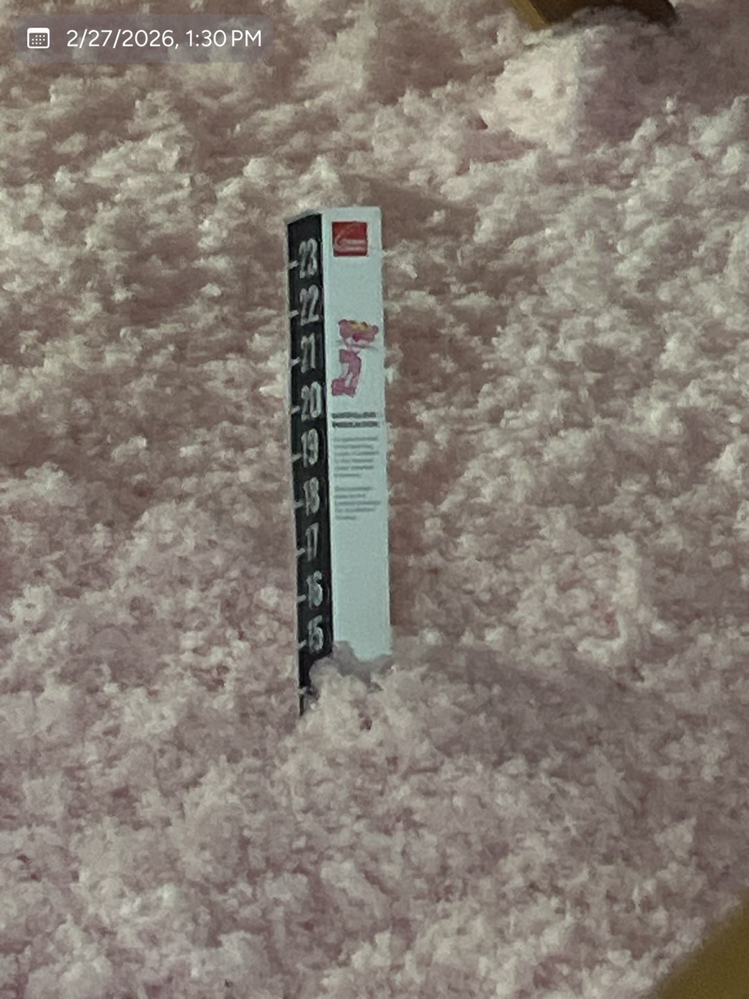 Attic insulation depth measurement from an MVP insulation project