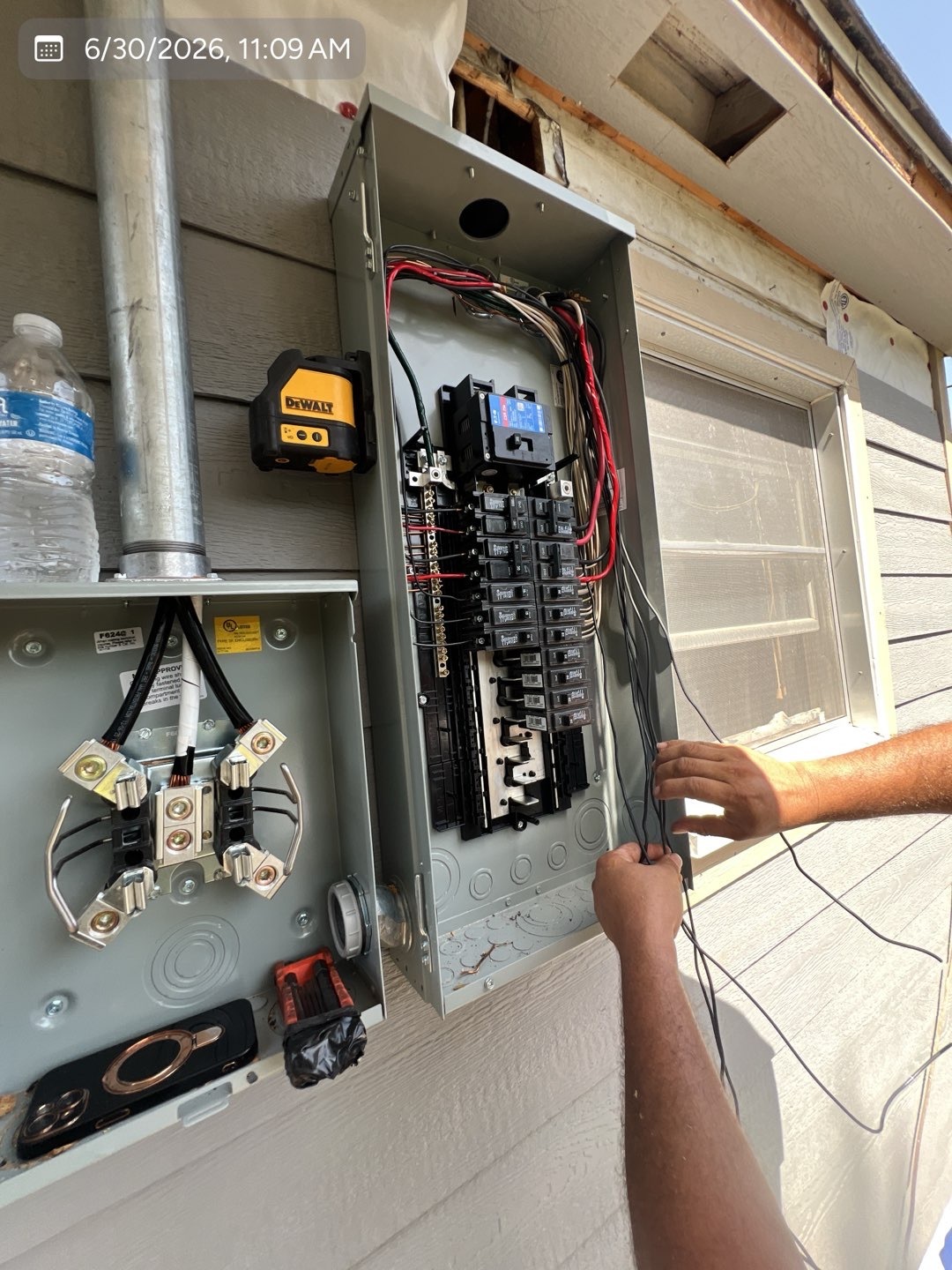 Electrical panel installation nearing completion by MVP