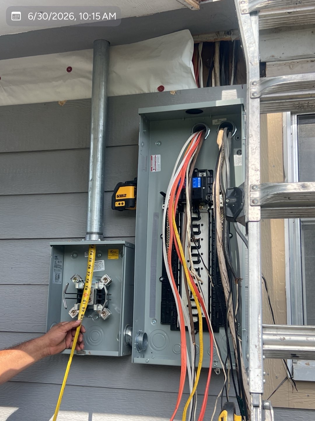 Electrical service equipment and panel installation work by MVP