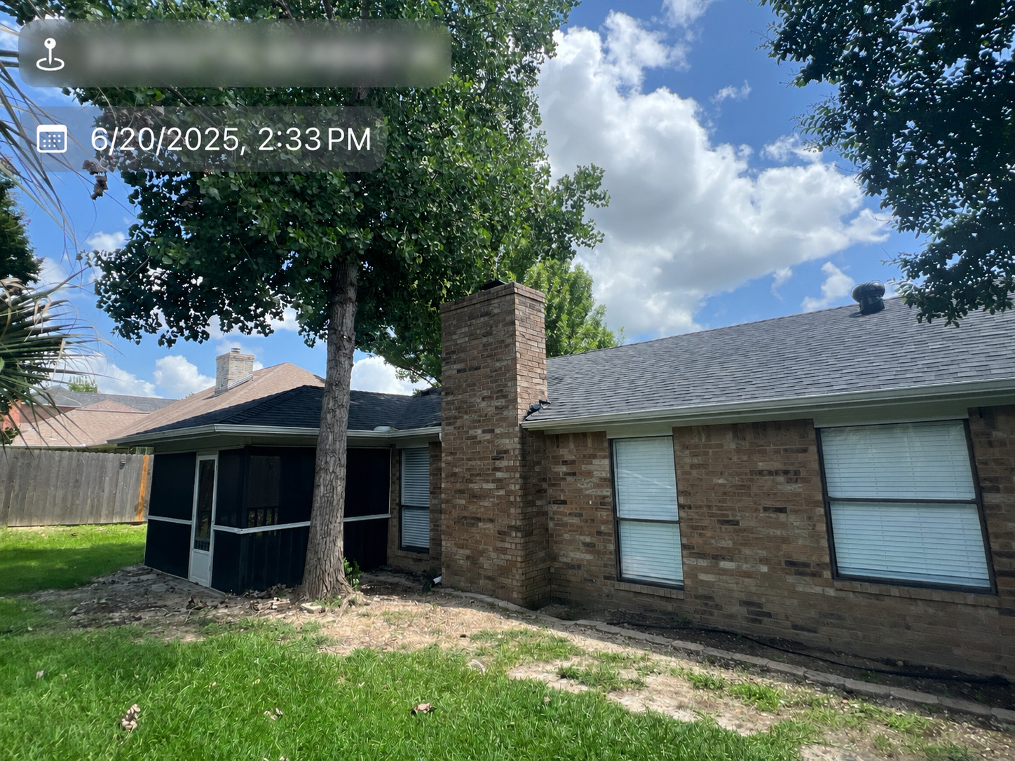 Second residential roofing project after completion